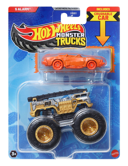 Mattel Hot Wheels: Monster Trucks - 5 Alarm 2 Pack