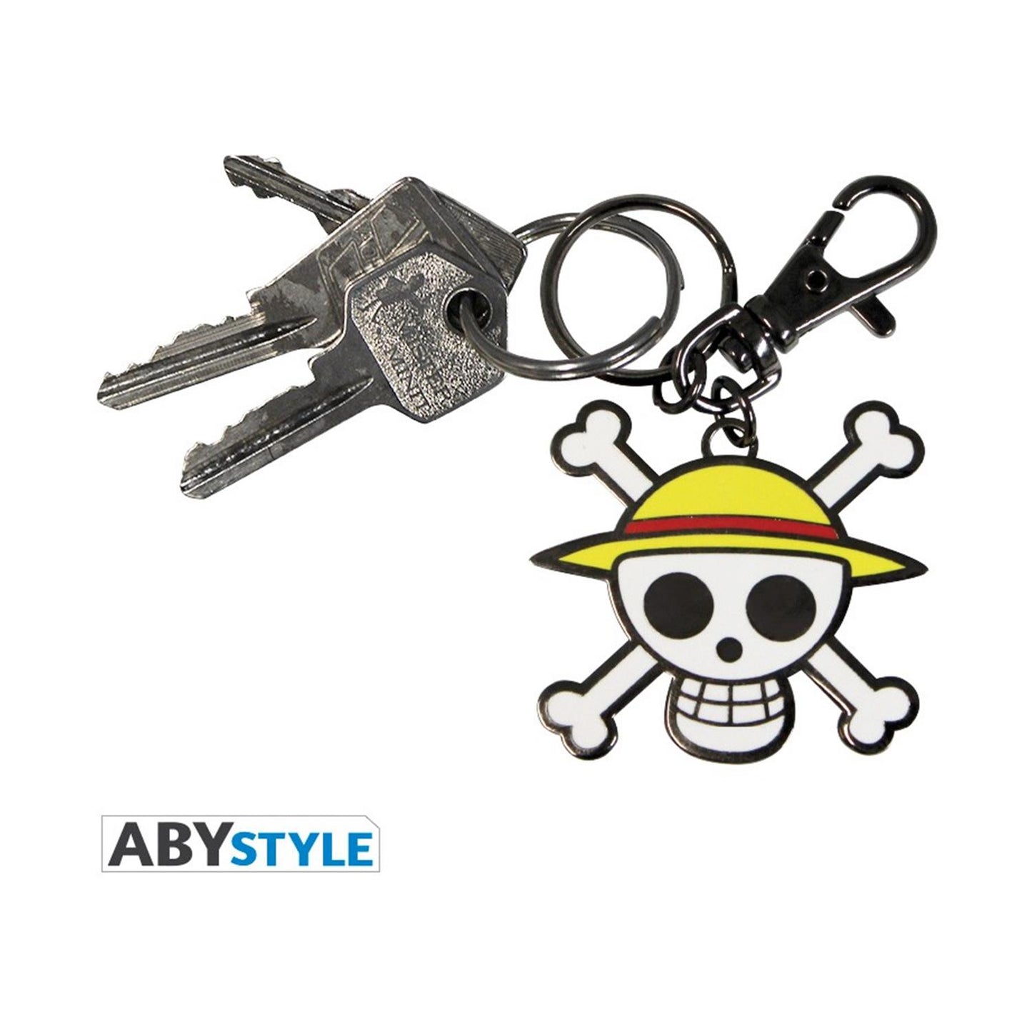 Abysse One Piece - Skull - Luffy Metall Nyckelring