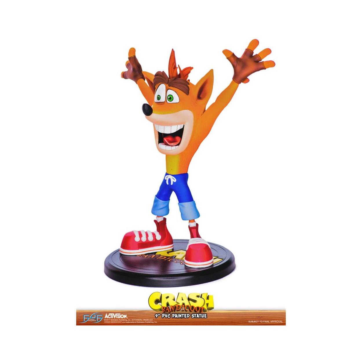 F4F Crash Bandicoot N. Sane Trilogy PVC Staty (23cm)