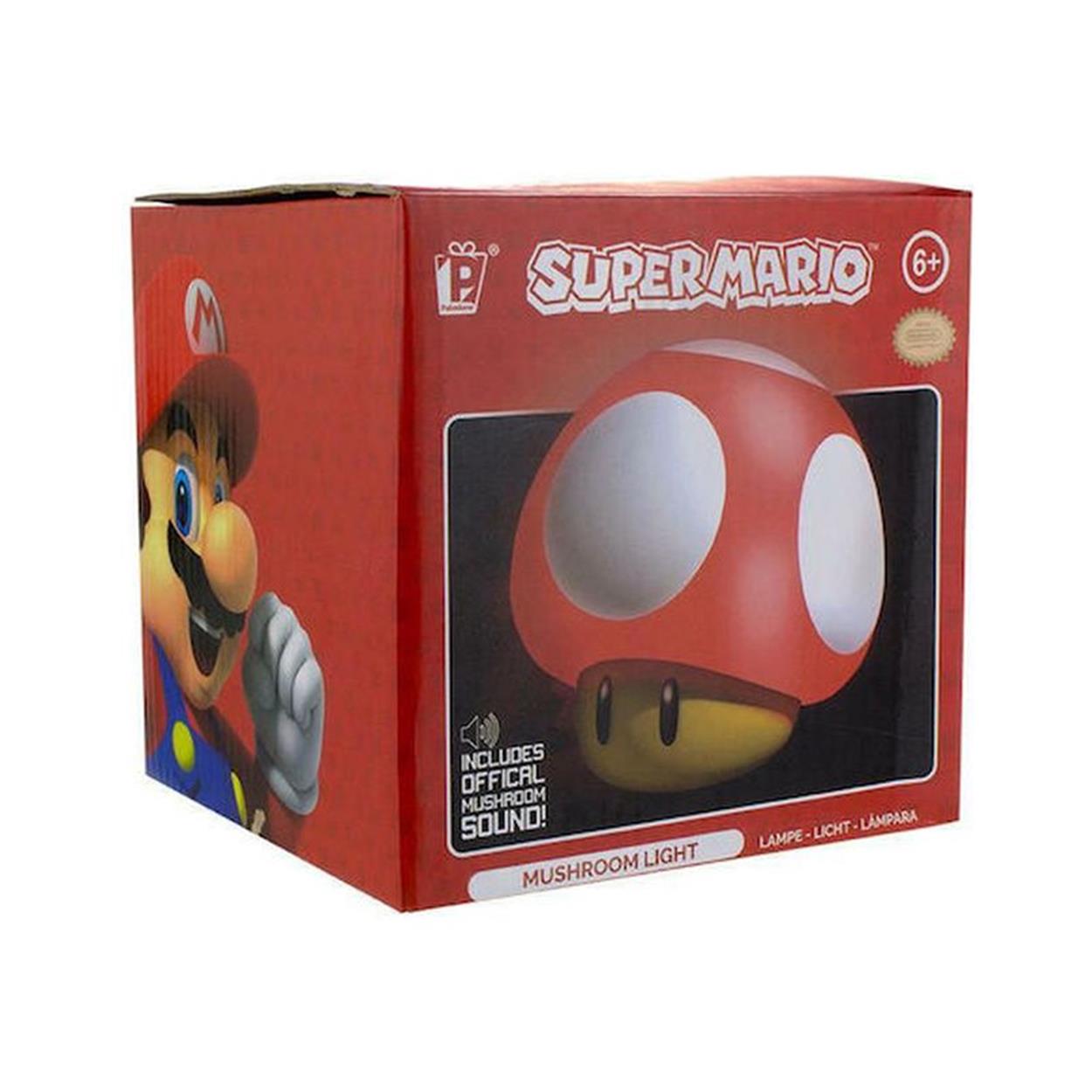 Paladone: Super Mario - Svamp Lampa (PP4017NNV5)