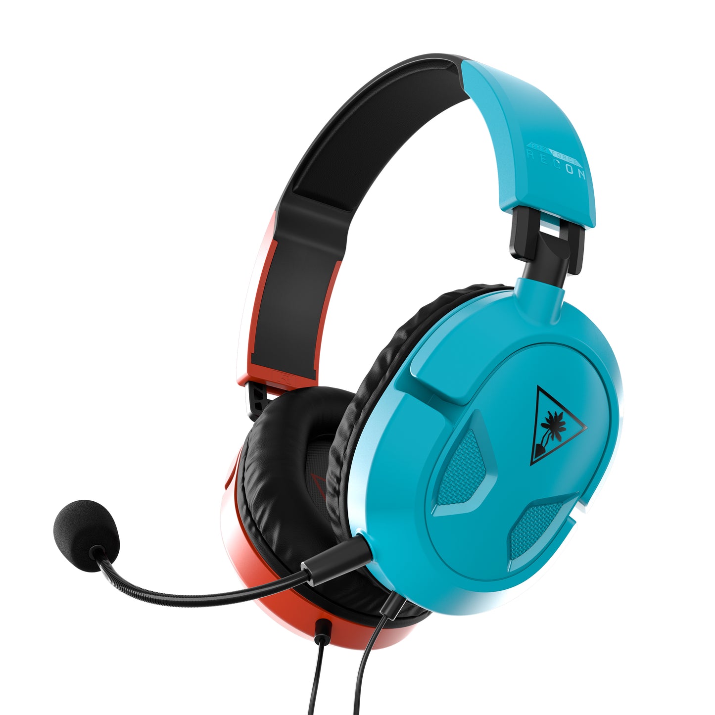 Turtle Beach Recon 50 - Kabel Gaming Headset för Xbox, PS, Switch, PC, Mobil (Röd/Blå)