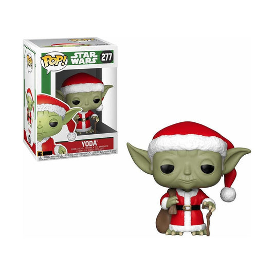 POP! Star Wars: Holiday Santa Yoda #277 Bobble-Head Vinyl Figur