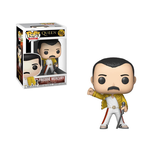 Funko Pop! Rocks: Queen - Freddie Mercury Wembley 1986 #96 Vinyl Figur