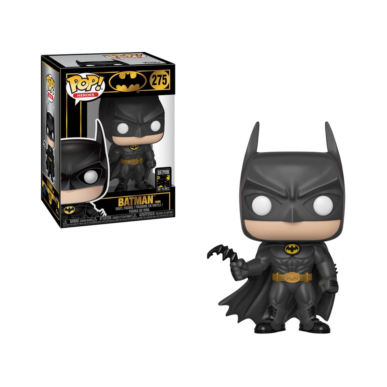 Funko Pop! Batman 80 År - Batman (1989) #275 Vinyl Figur