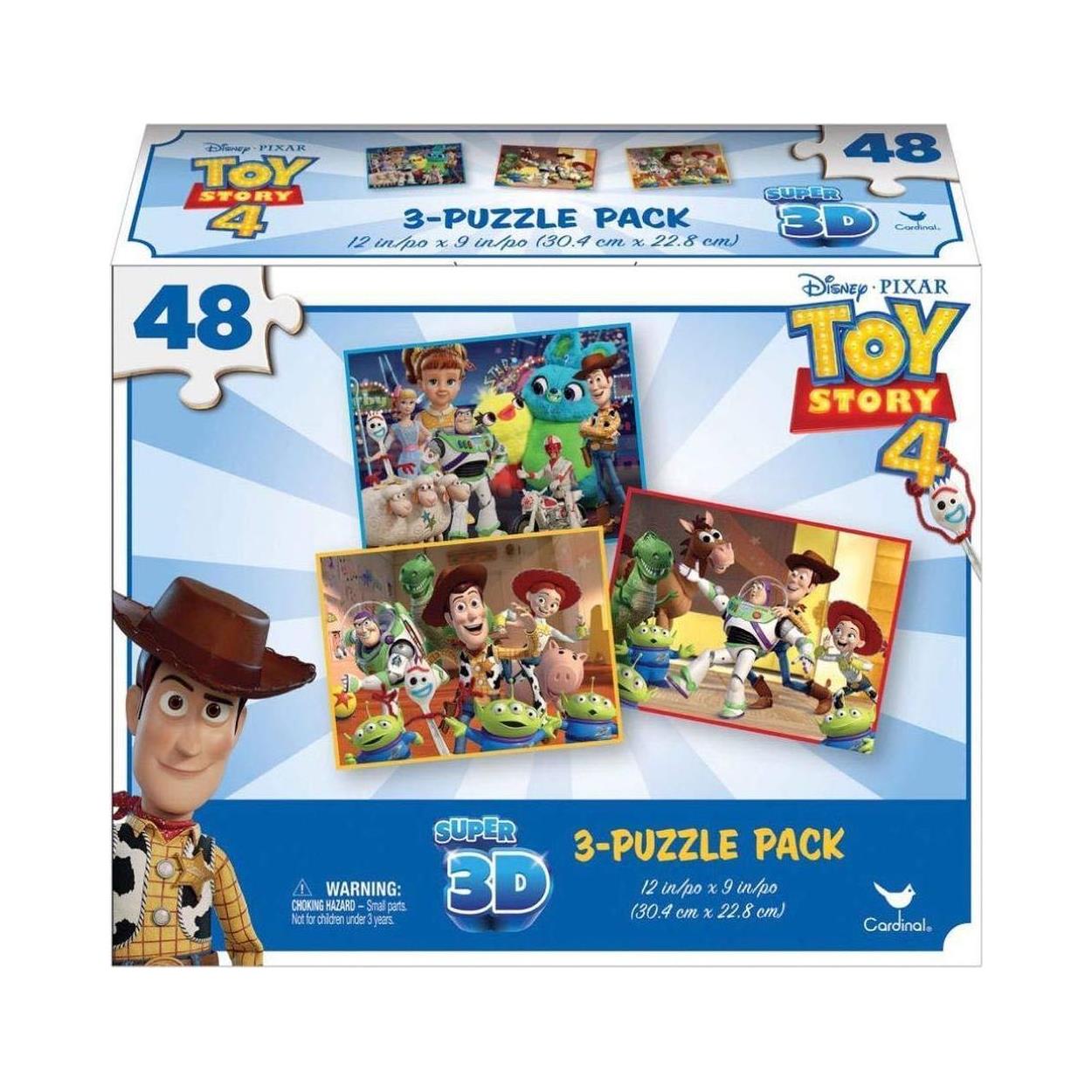 Spin Master Toy Story 4 - 3D Pusselpaket (48pcs x 3)