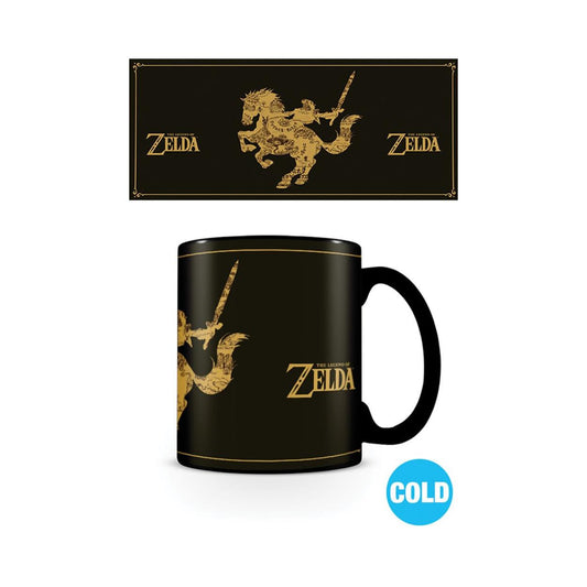 Pyramid Nintendo: The Legend Of Zelda: Map Silhouette - Heat Change Mug