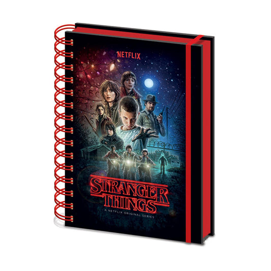 Pyramid Stranger Things - A5 Wiro Anteckningsbok