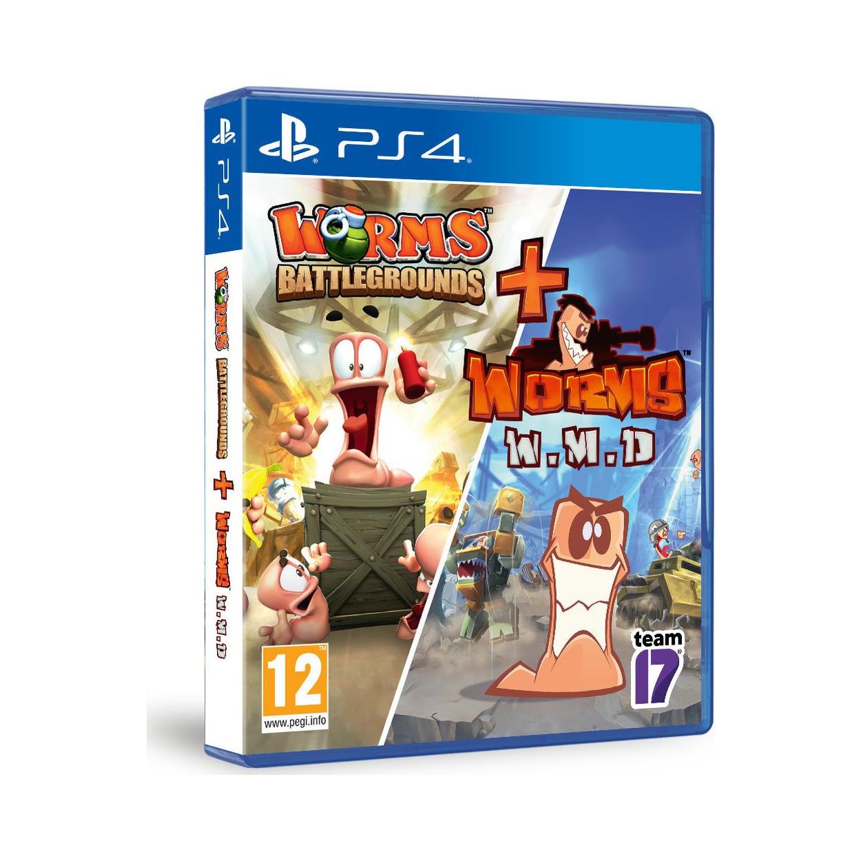 Worms Battlegrounds + Worms WMD - Dubbelpaket PS4