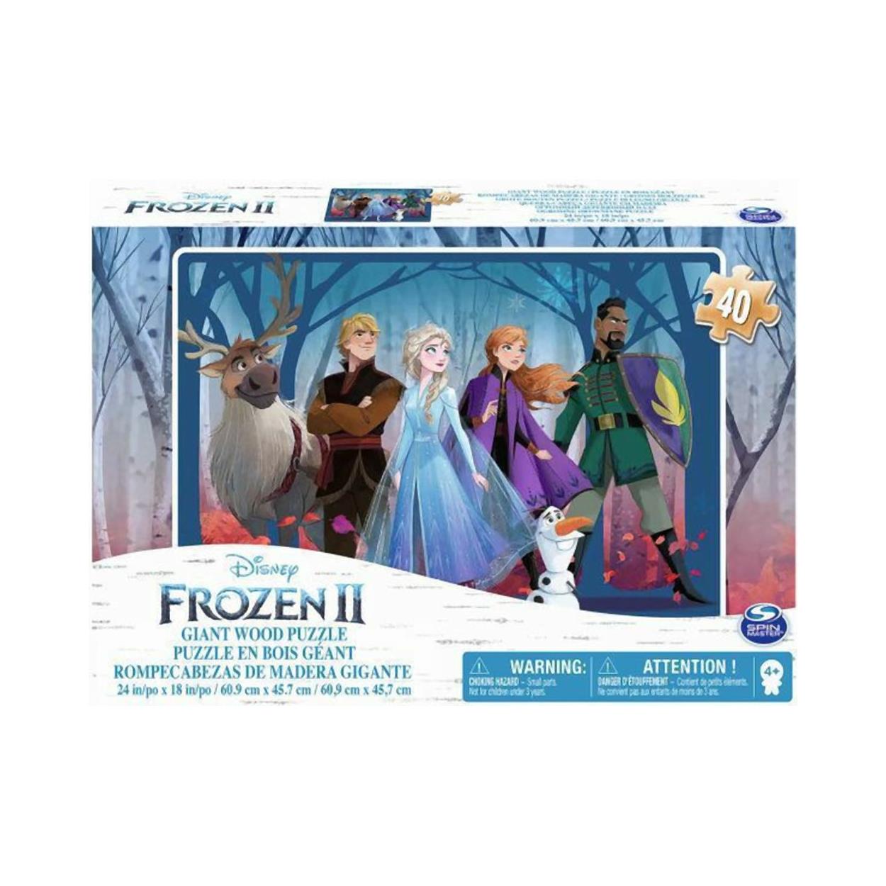 Spin Master Frozen 2 - Gigantiskt Träpussel (40 bitar)