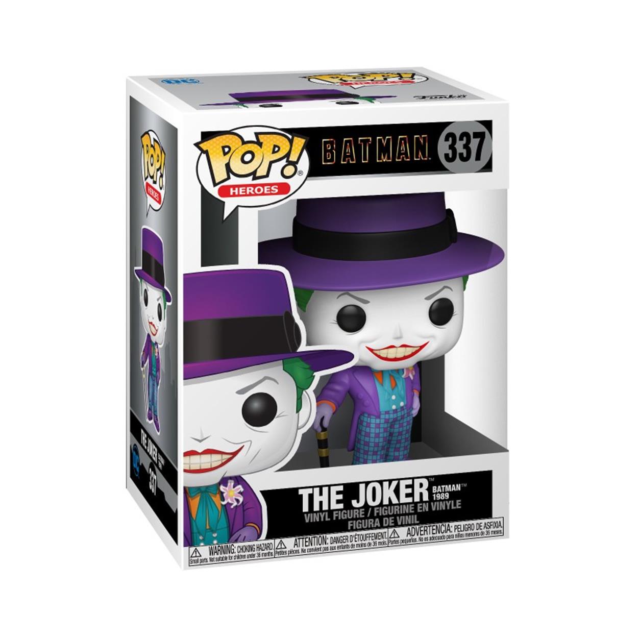 Funko Pop! DC Hjältar: Batman 1989 - Jokern med Hatt #337