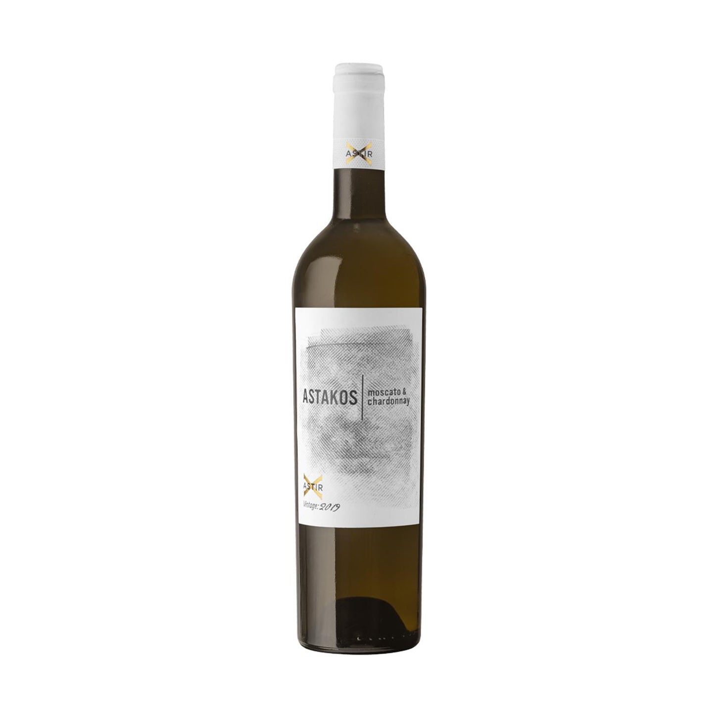 Astir X - Astakos White - Torrt Vitt Vin Moschato & Chardonnay 750ml