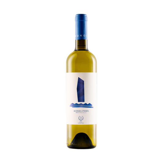 Bairaktaris Monolithos White - Torrt Vitt Vin 750 ml