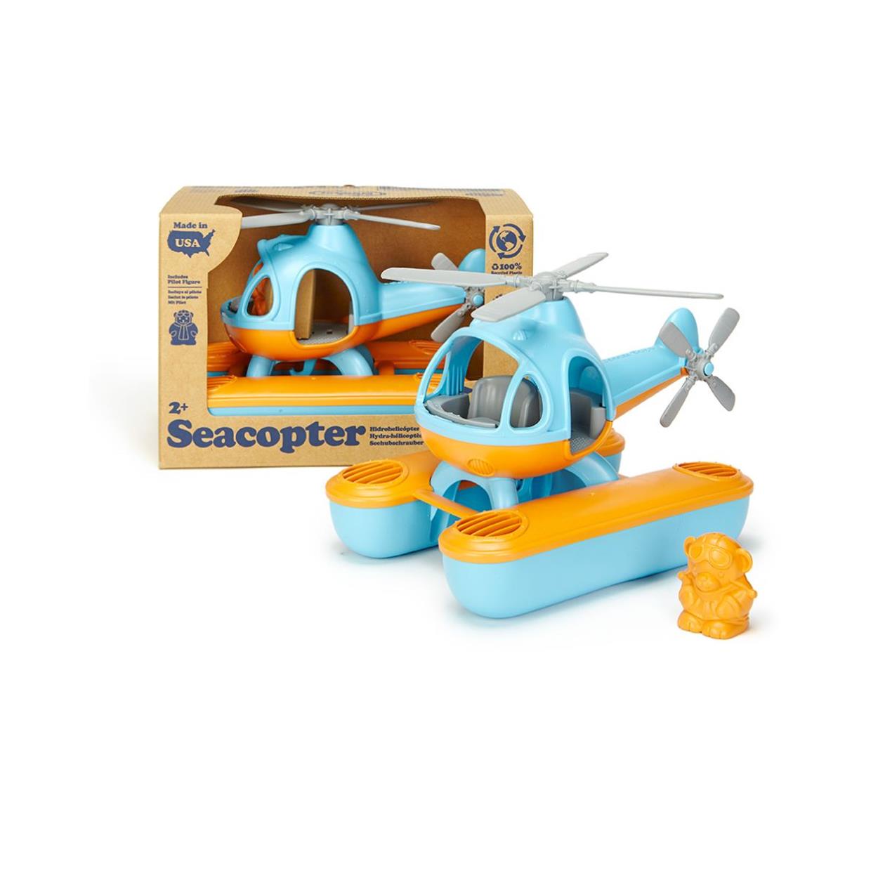 Green Toys: Sea Copter - Blå