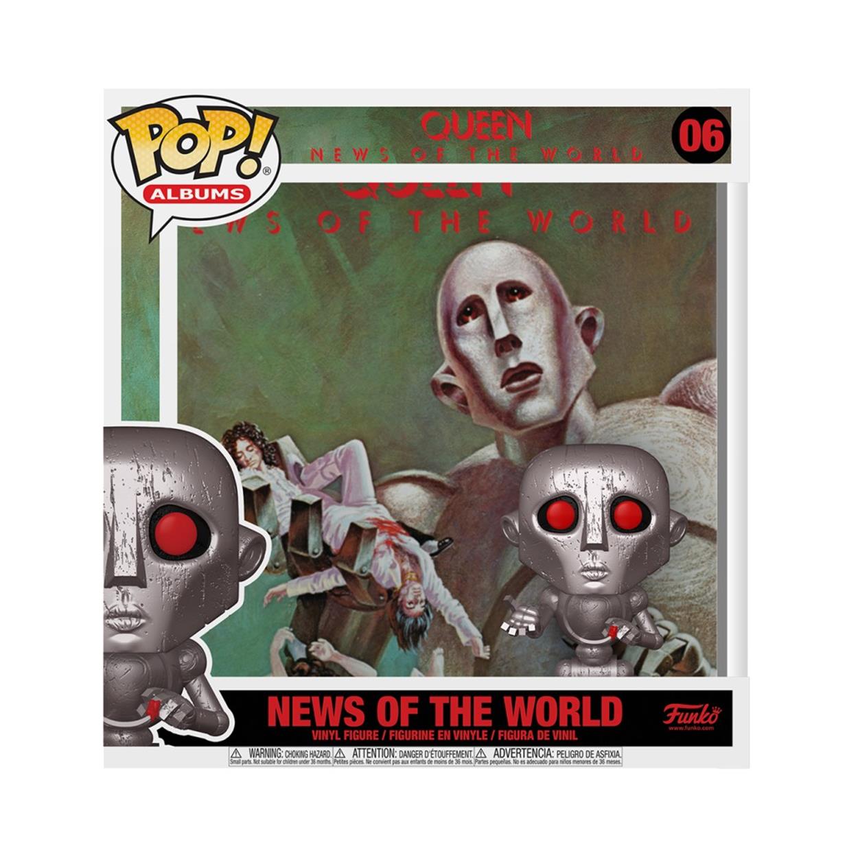 Funko Pop! Albums: Queen - News Of The World #06 Vinyl Figur