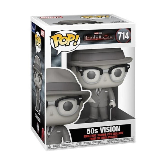 Funko Pop! Marvel Studios: Wandavision - Vision 50S #714 Bobble-Head Vinyl Figur