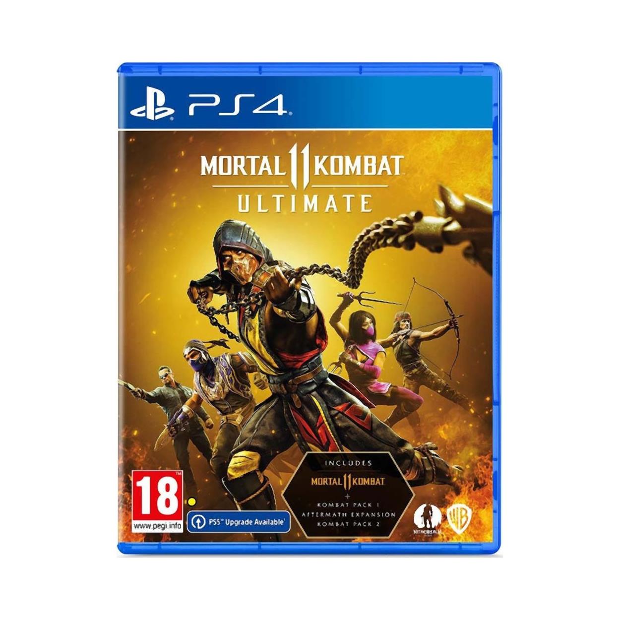 Mortal Kombat 11 - Ultimate Edition för PS4 (Inkluderar Kombat Pack 1 och 2 + Aftermath Expansion)