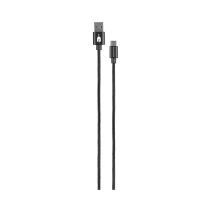 Spartan Gear - Dubbel Sidig USB-Kabel (Typ C) 2m - Svart