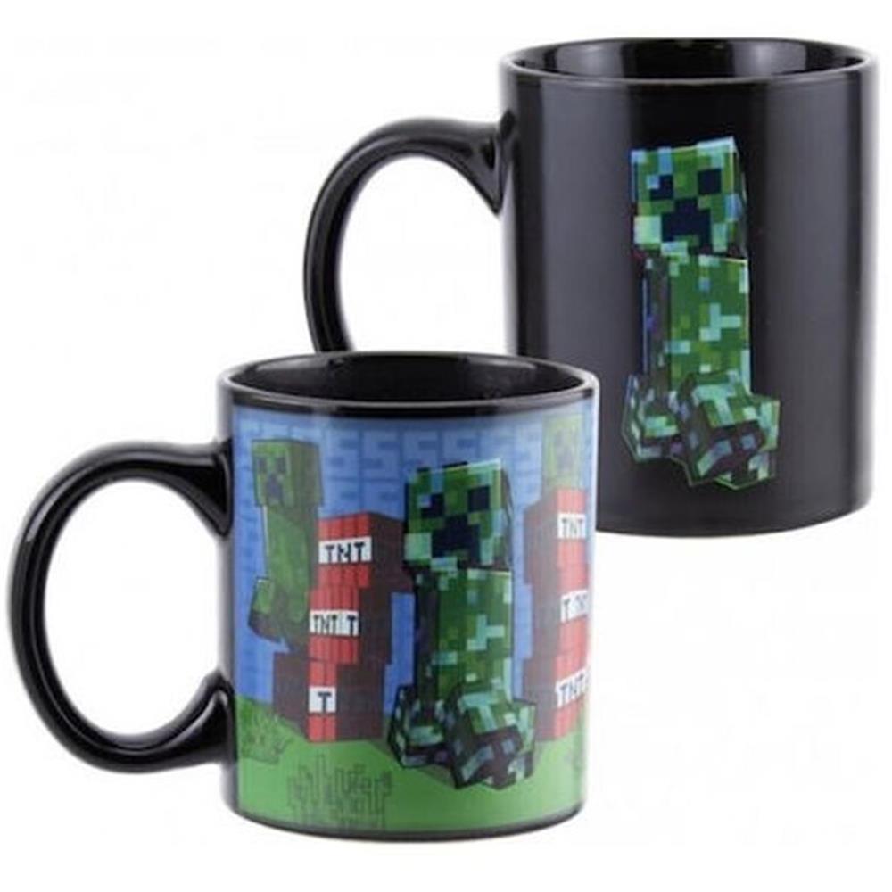 Paladone Minecraft Creeper Värmeförändrande Mugg 300ml