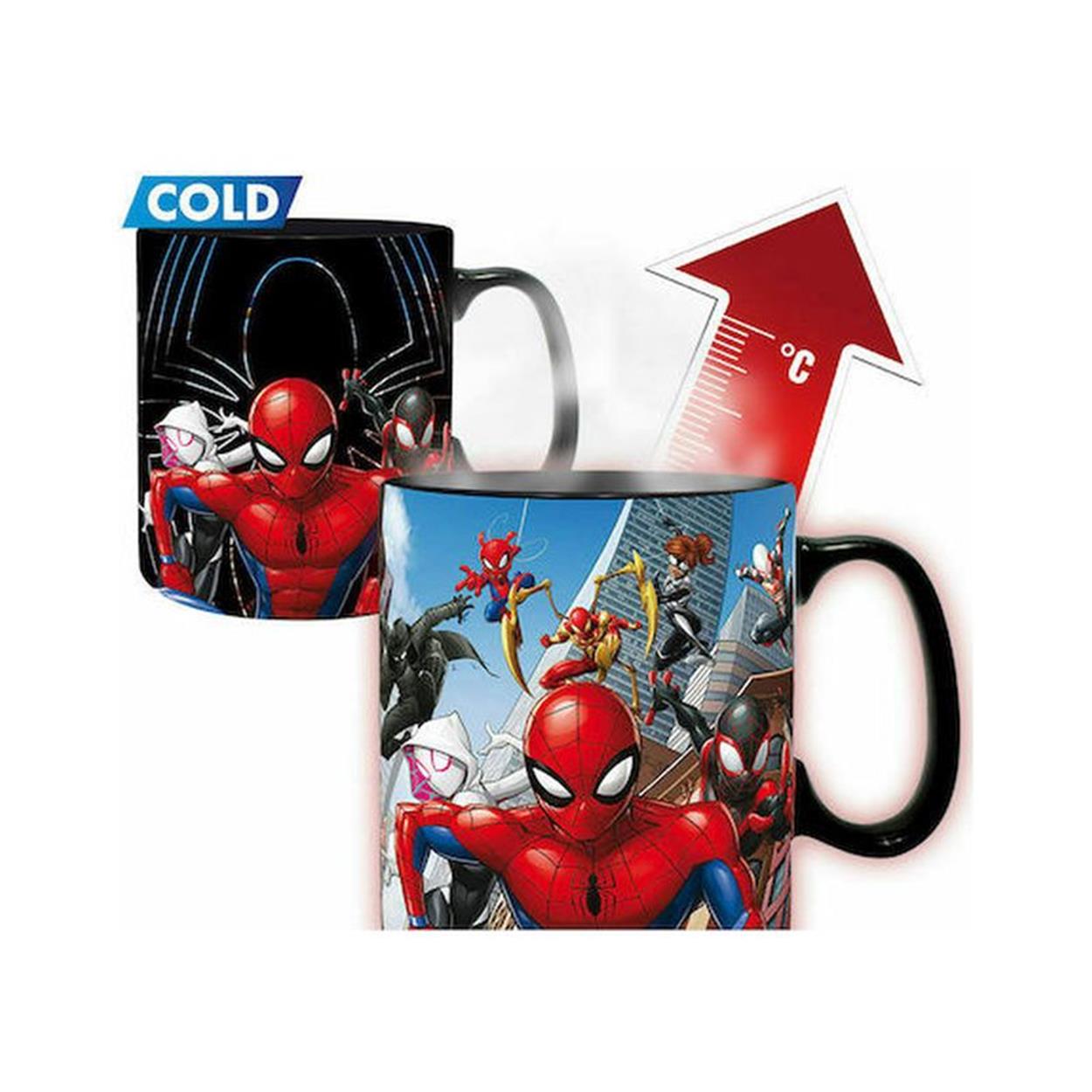 Abysse Marvel - Spider Man Multiverse Heat Change Mug (460ml)