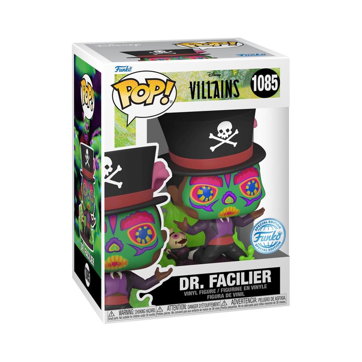 Funko Pop! Disney: Dr. Facilier (Med Bas) (Special Edition) #1085 Vinyl Figur