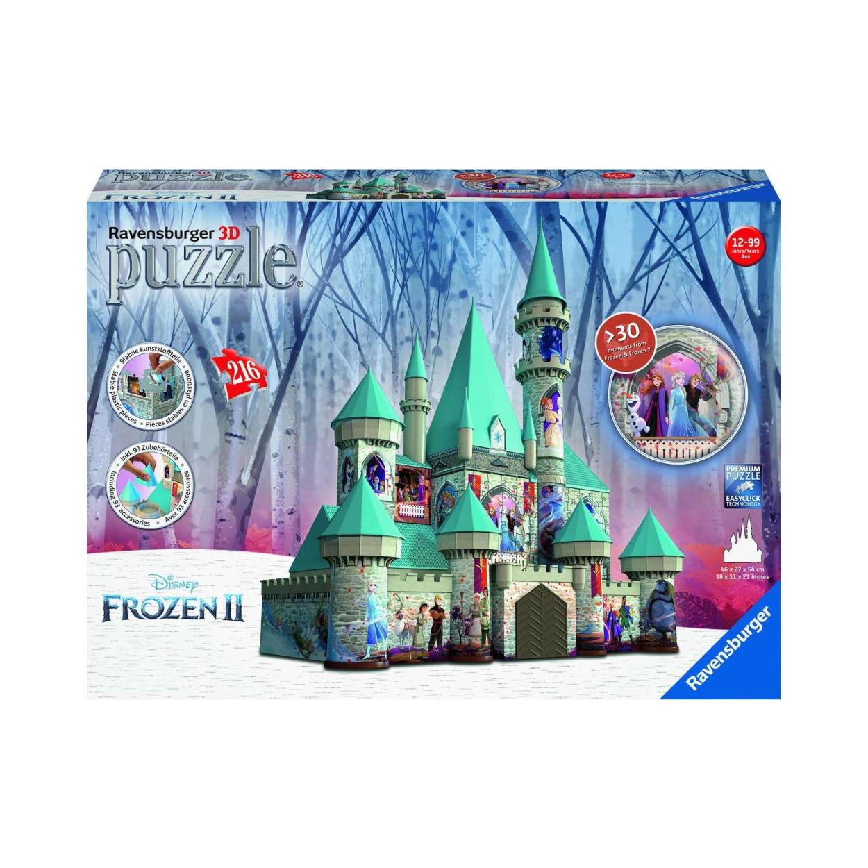 Ravensburger 3D Puzzle Maxi: Elsas Slott (216 bitar)