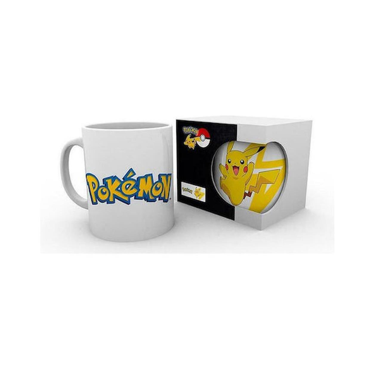 Abysse Nintendo: Pikachu Mugg med Pokémon Logga (MG2482)