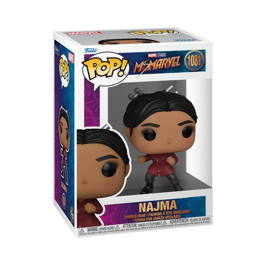 Funko Pop! Marvel: Ms. Marvel - Najma #1081 Bobble-Head Vinylfigur