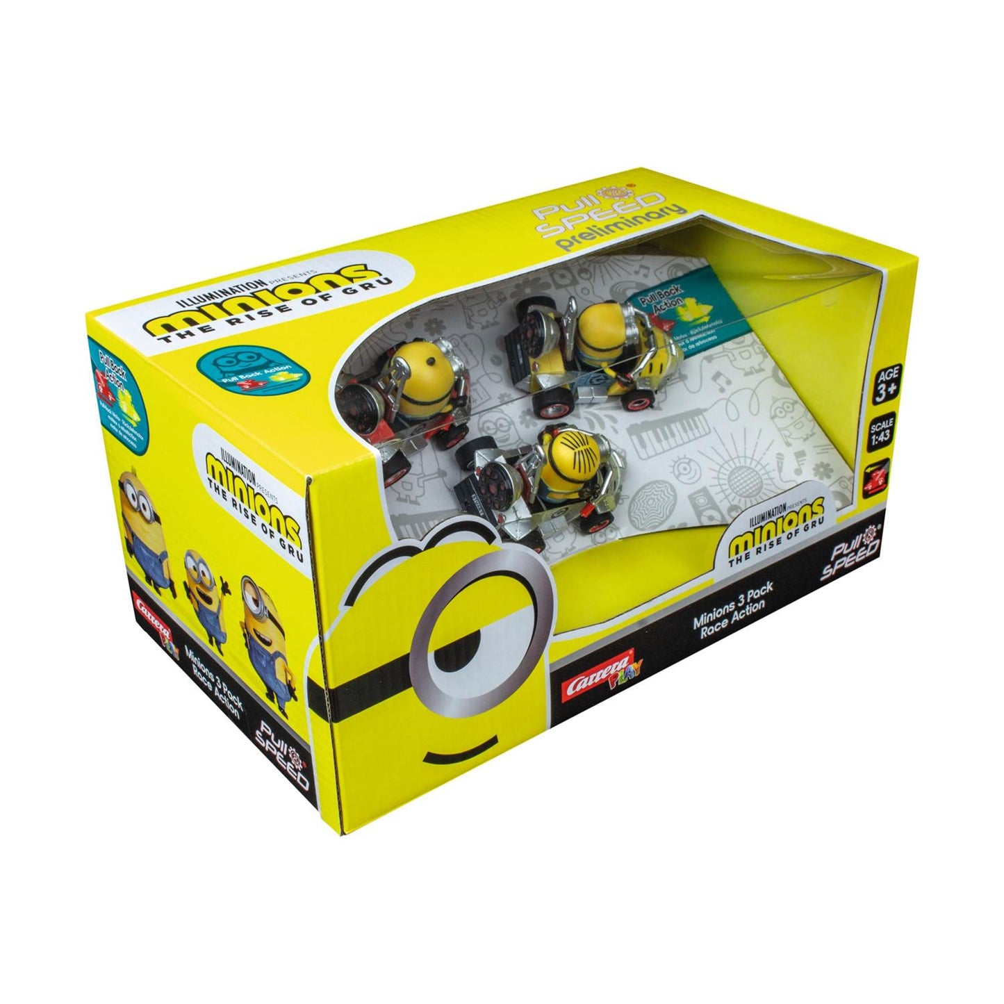 Carrera Pull Speed: Minions 3 Pack Race Action 1:43