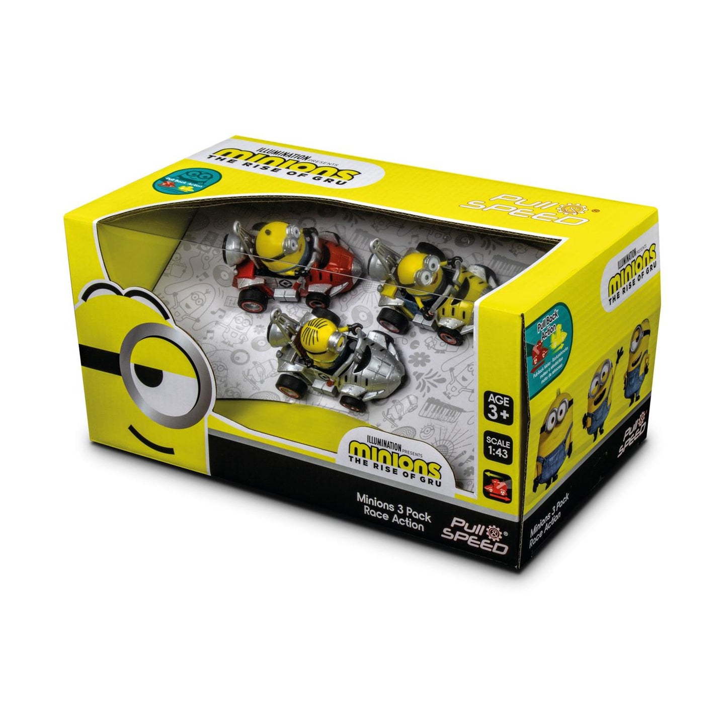 Carrera Pull Speed: Minions 3 Pack Race Action 1:43