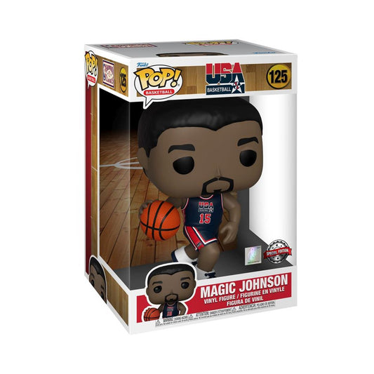 Funko Pop! Jumbo: USA Basketball - Magic Johnson (Special Edition)