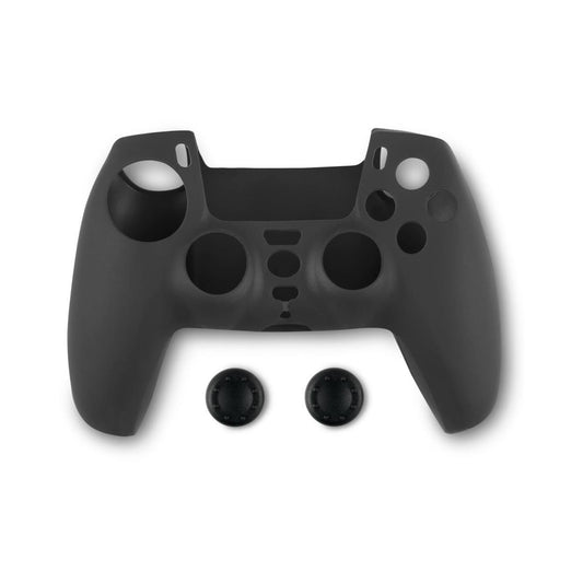 Spartan Gear - Silikonskal och Thumb Grips för PS5 - Svart