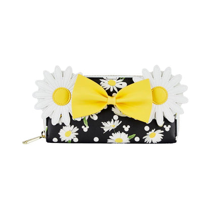 Loungefly Disney Minnie Mouse Daisies Zip Around Wallet