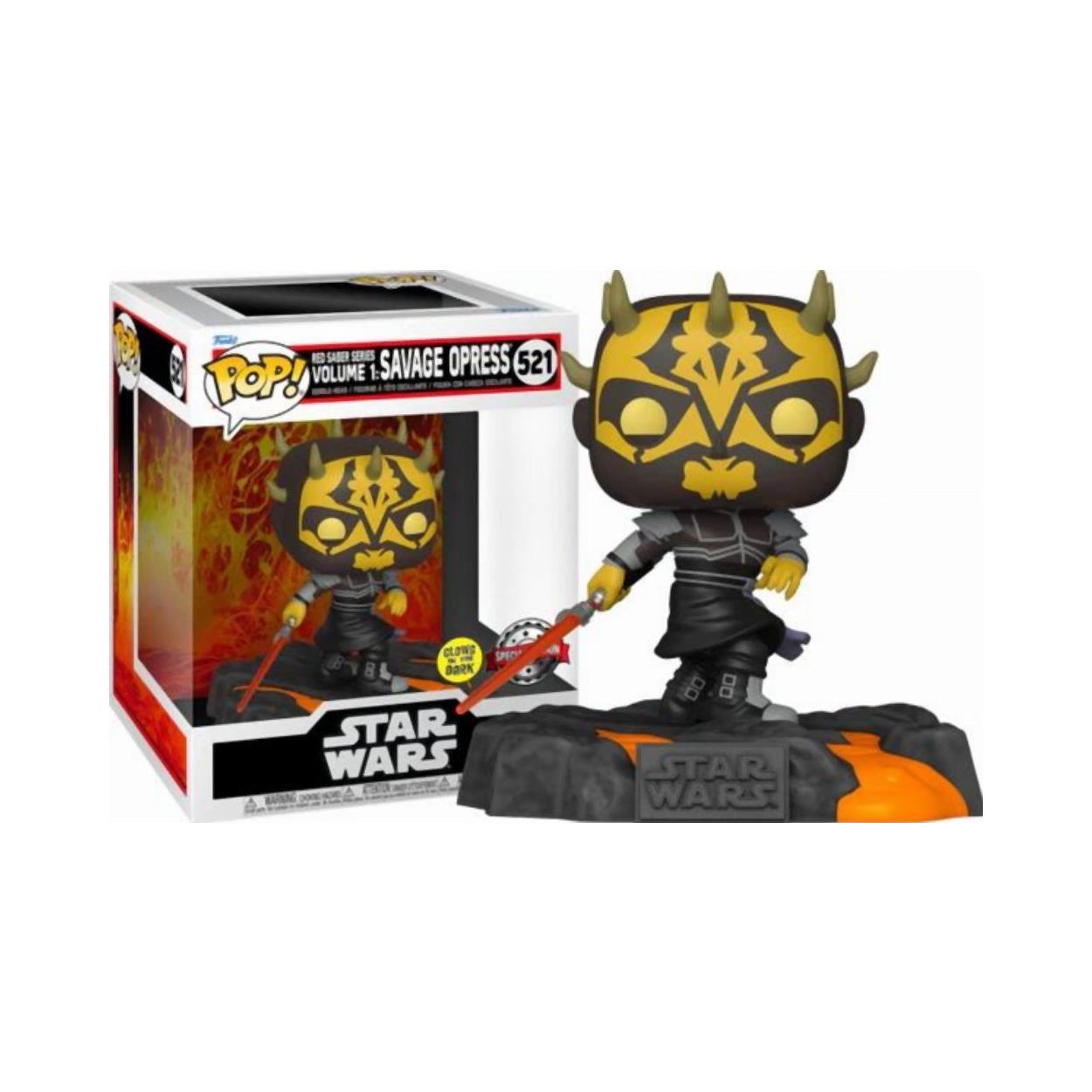 Funko Pop! Deluxe: Disney Star Wars Sith - Savage Opress (Glow i Mörker) Special Edition #521