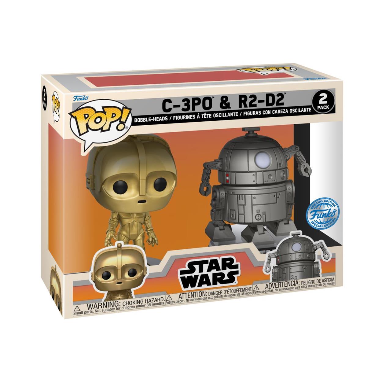 Funko Pop! Disney: Star Wars C-3PO & R2-D2 2-Pack