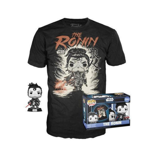 Funko Pop! och T-shirt (Vuxen): Disney Star Wars Visions - The Ronin (Special Edition)