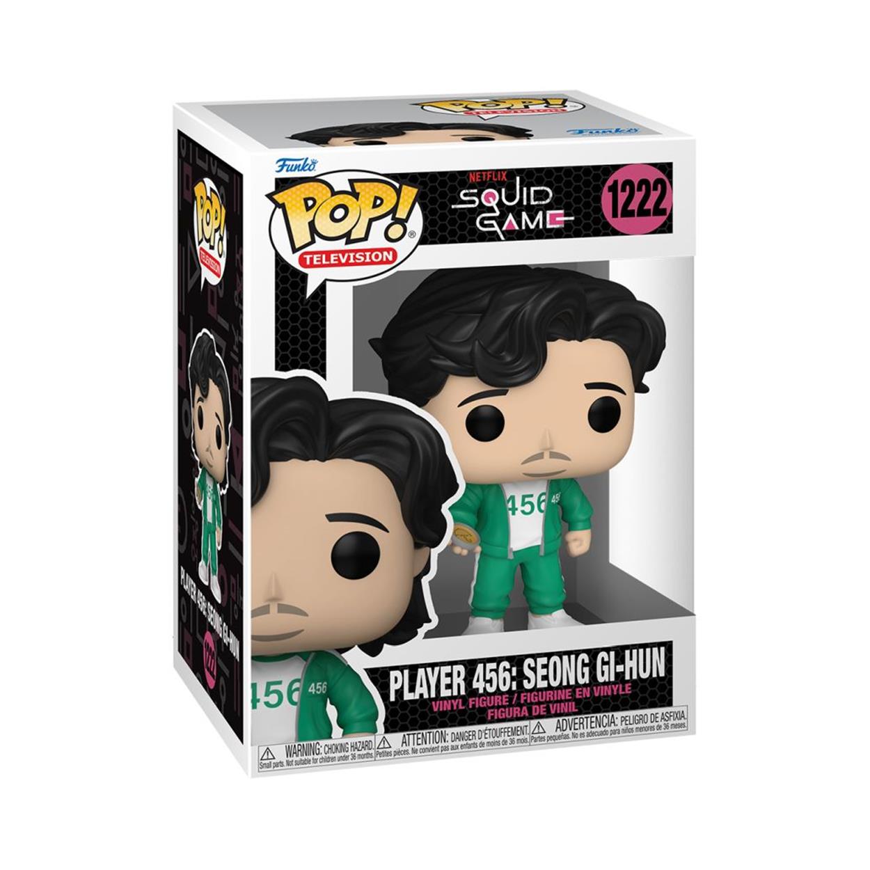 Funko Pop! Squid Game - Player 456: Seong Gi-Hun #1222 Vinylfigur