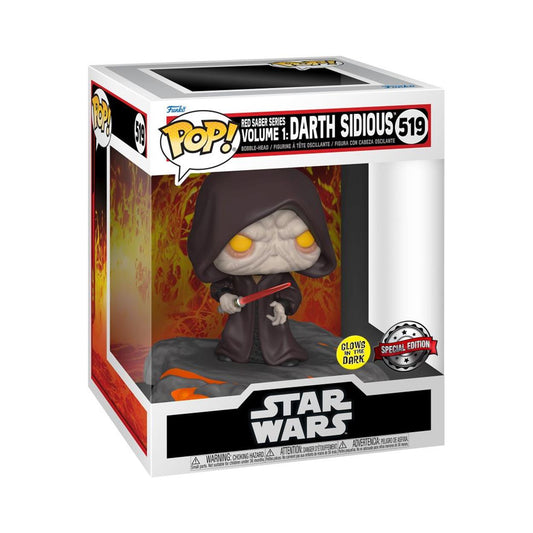 Funko Pop! Deluxe Disney: Star Wars Sith - Darth Sidious (Glows in the Dark) #519