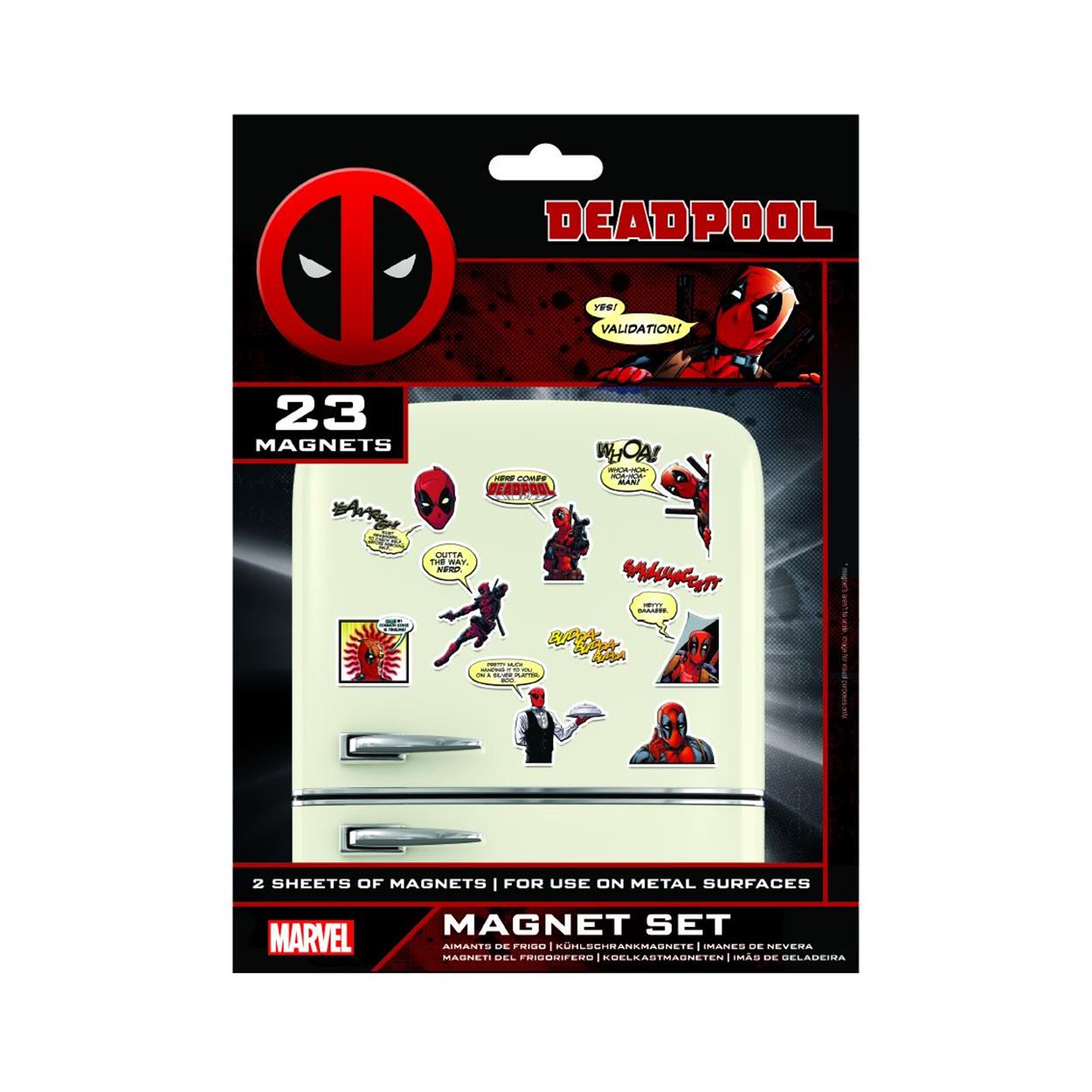 Pyramid Marvel: Deadpool Magnet Set