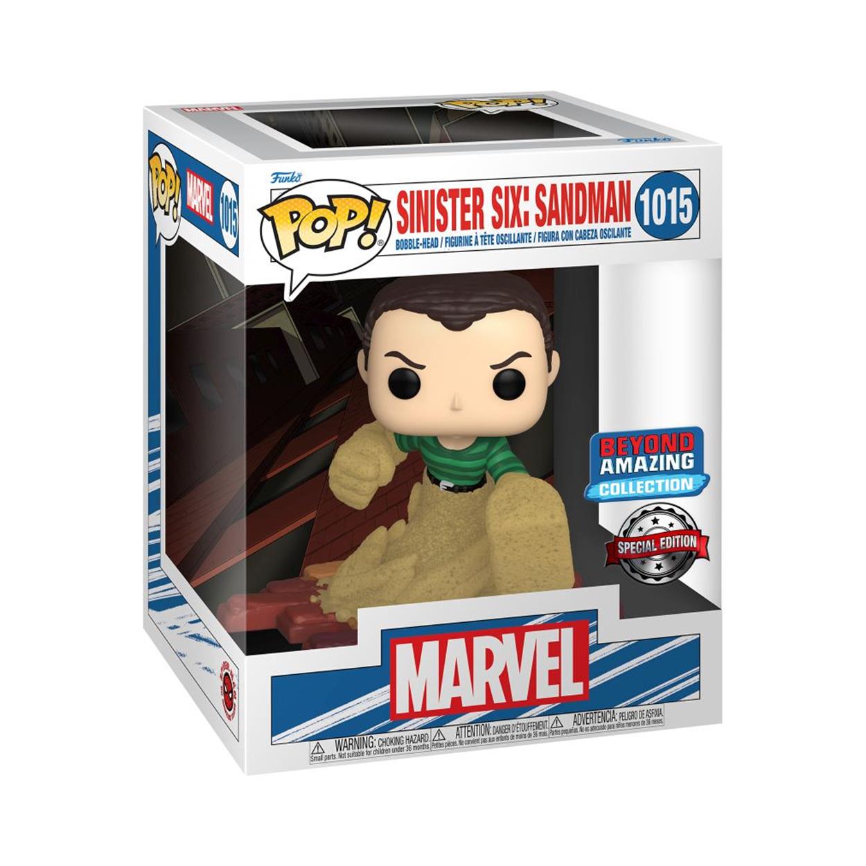 Funko Pop! Deluxe: Marvel Sinister Six - Sandman #1015 Bobble-Head Vinylfigur