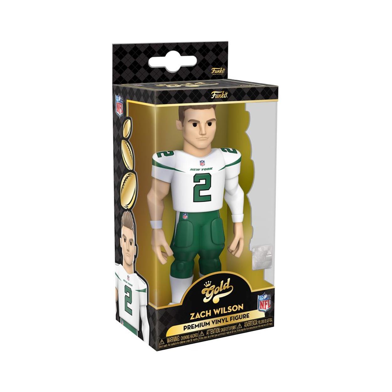 Funko Gold NFL: NY Jets - Zach Wilson Premium Vinyl Figur (5 tum)