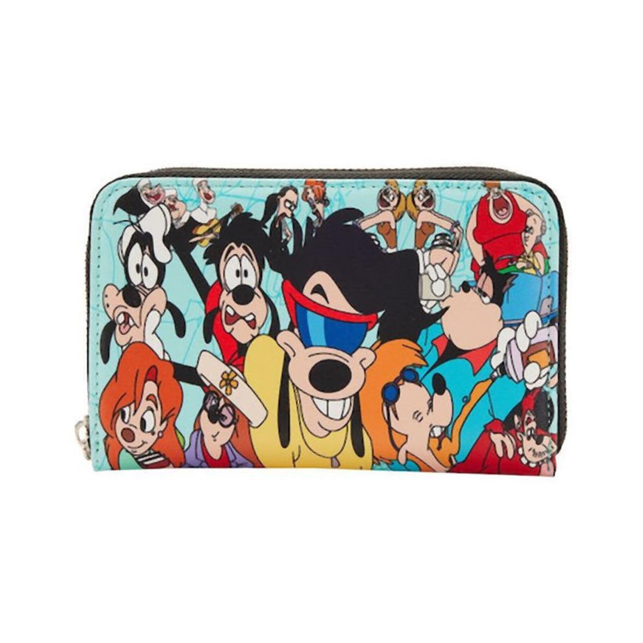 Loungefly Disney Goofy - Movie Collage Zip Around Wallet