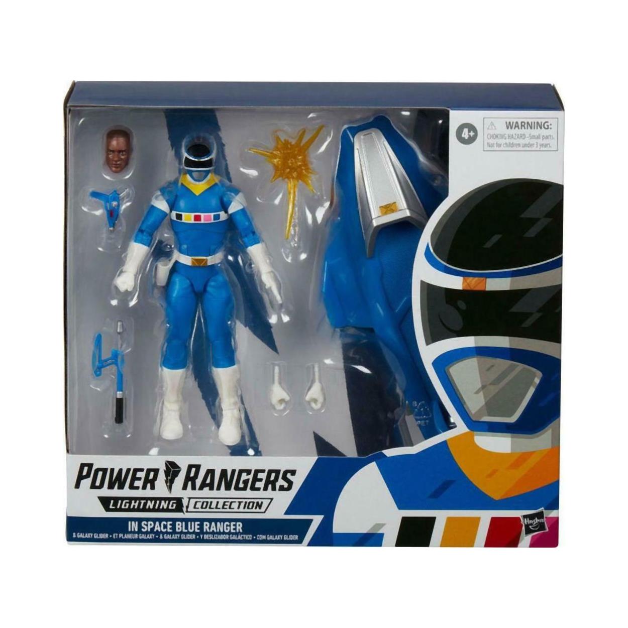 Hasbro Power Rangers: Lightning Collection - In Space Blue Ranger och Galaxy Glider Deluxe Actionfigur