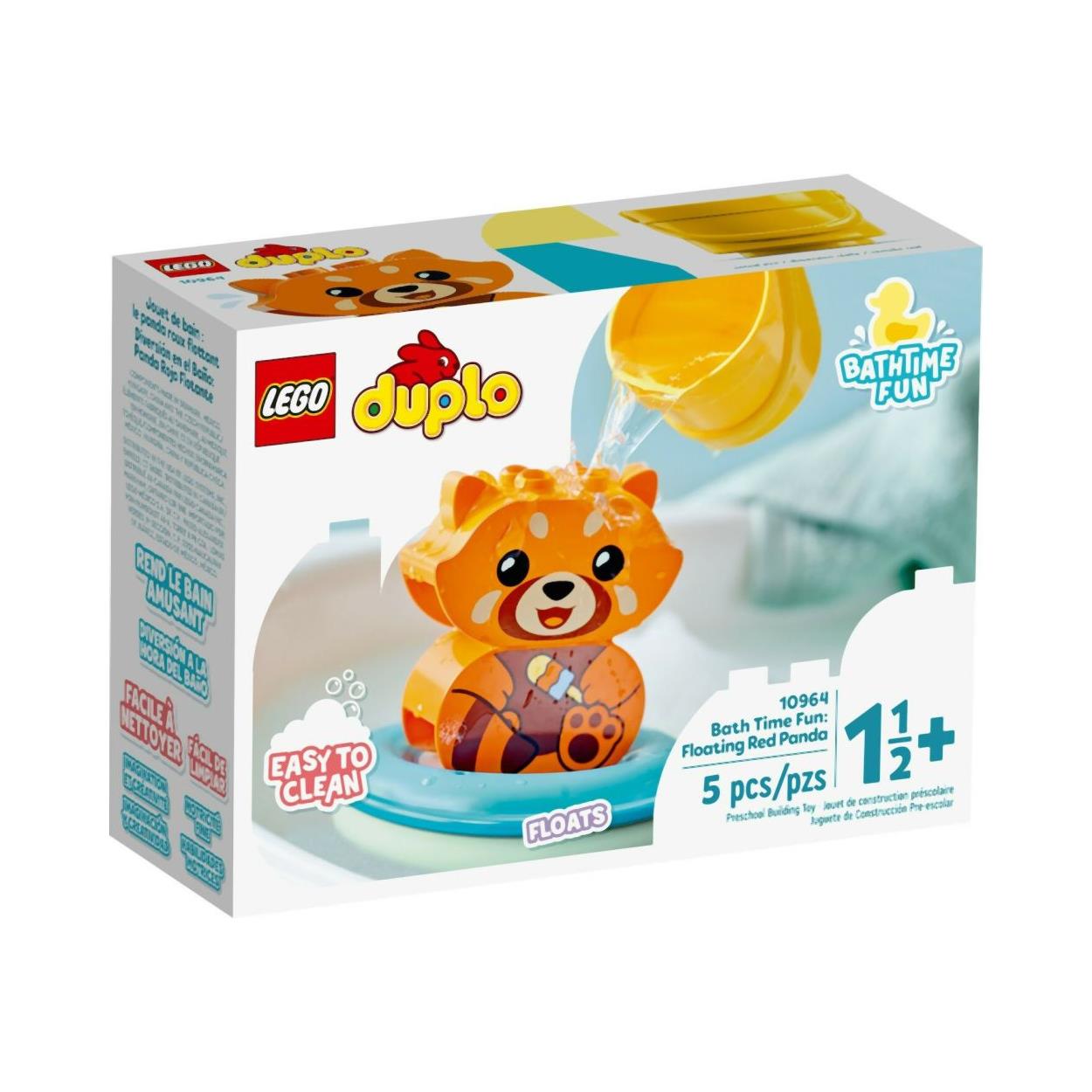 LEGO® DUPLO® Mitt Första: Badstund Kul: Flytande Röd Panda (10964)