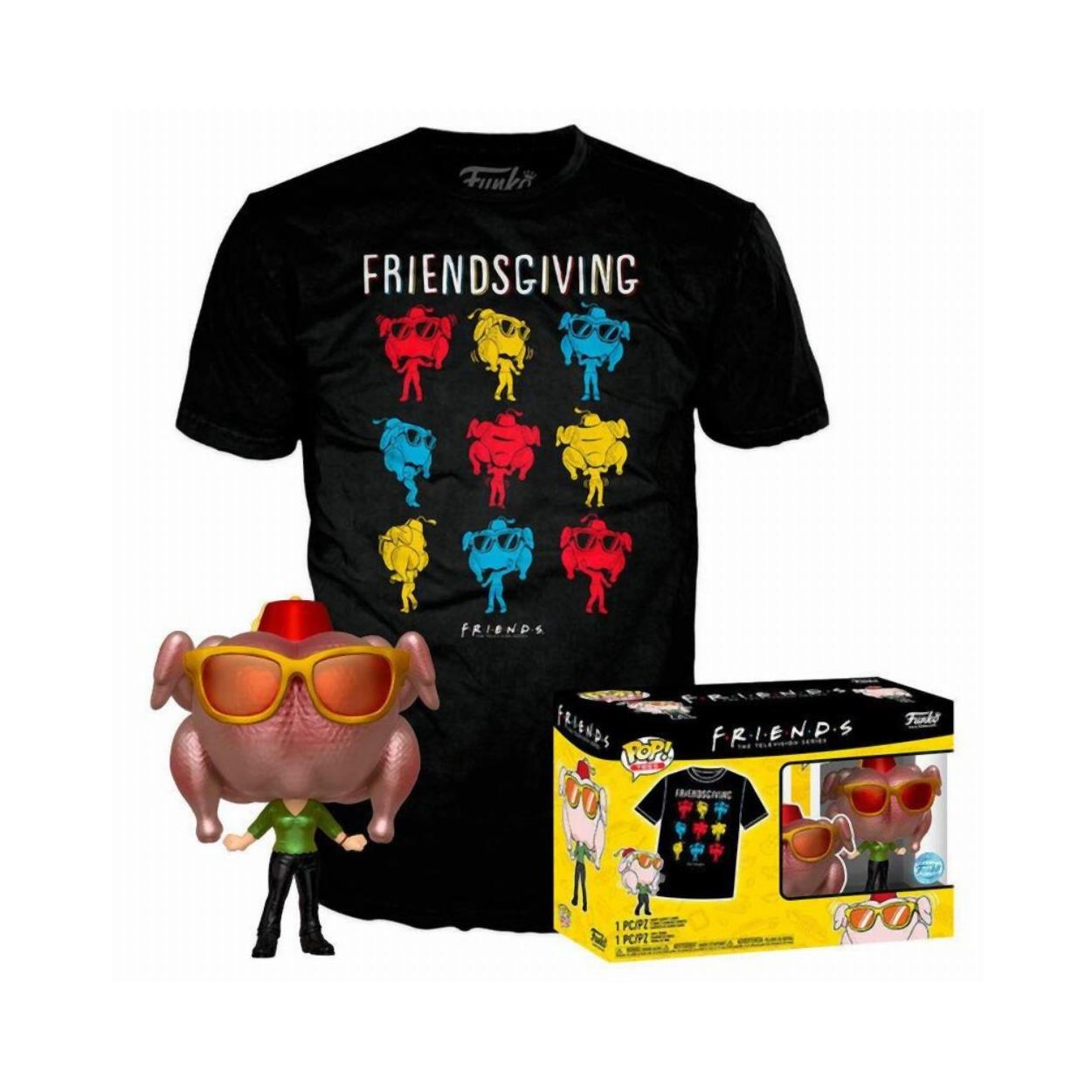 Funko Pop! Monica med Kalkon (Special Edition) och T-shirt (XL)