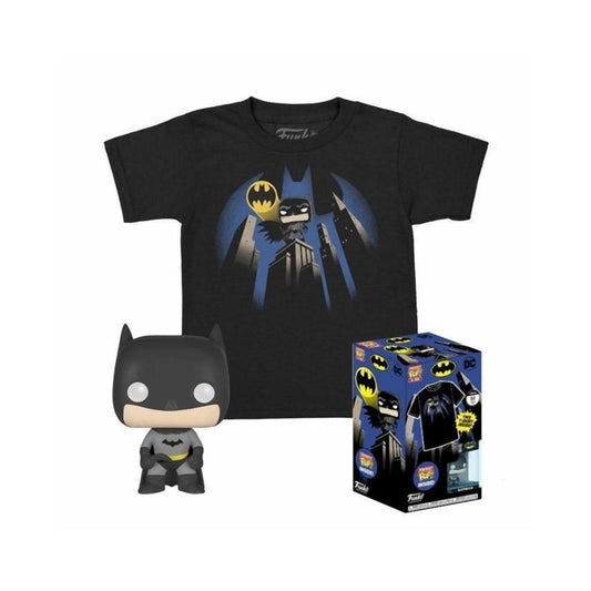 Funko Pocket Pop! och T-shirt (Barn): DC - Batman (Special Edition)