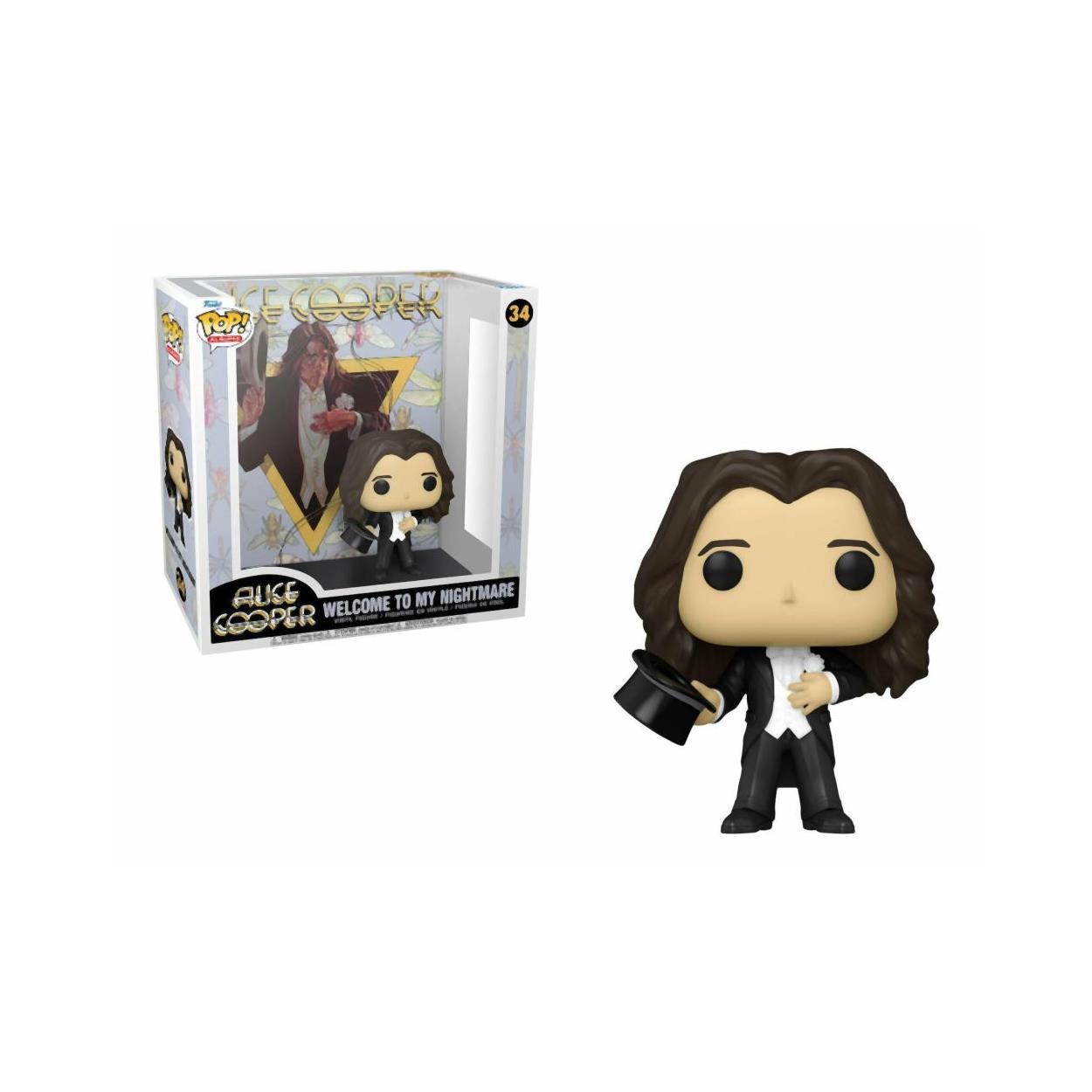 Funko Pop! Albums: Alice Cooper - Welcome to My Nightmare #34 Vinylfigur