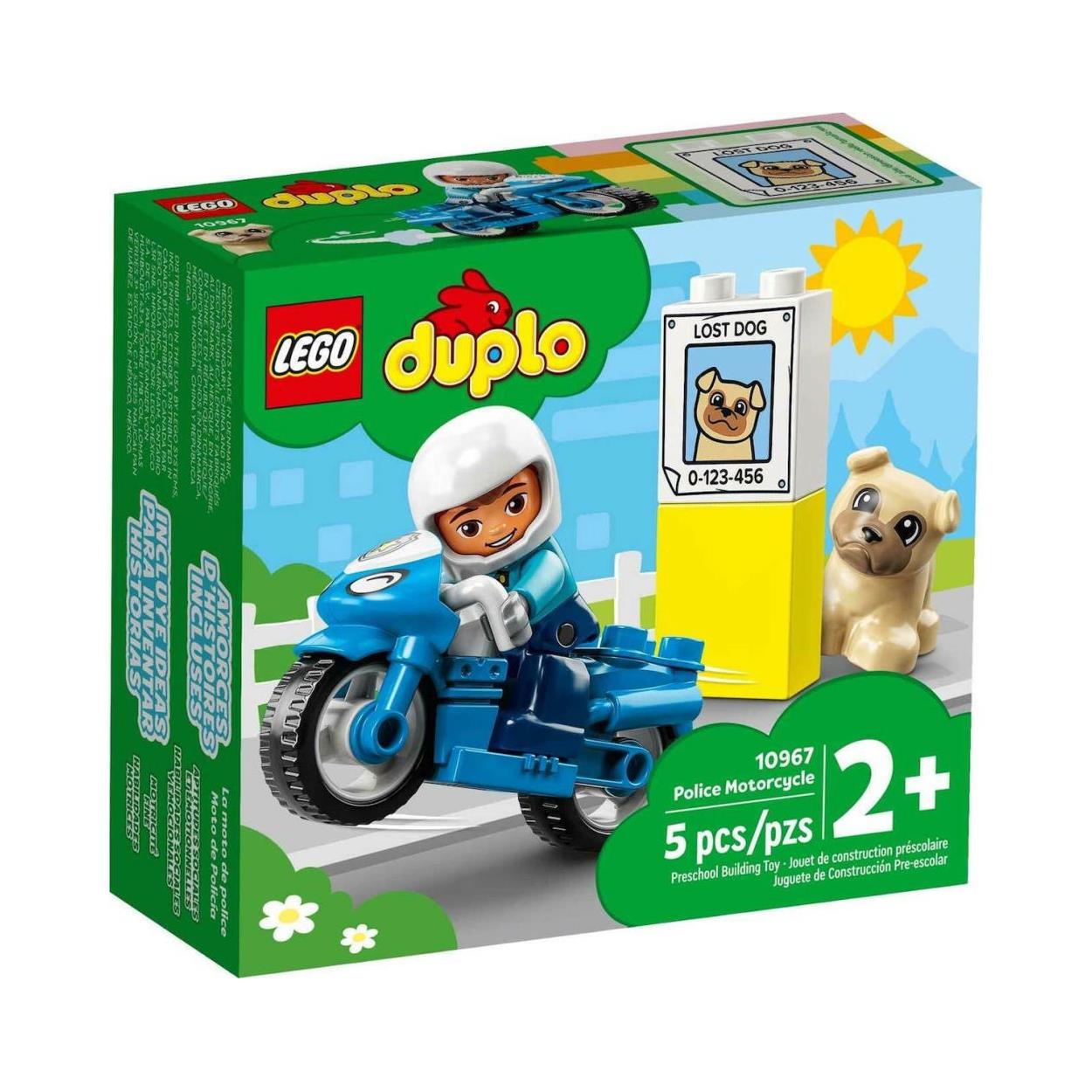 LEGO® DUPLO® Town: Polismotorcykel (10967)