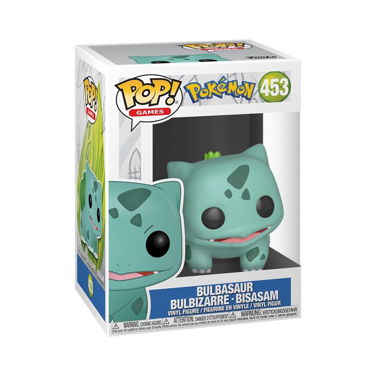 Funko Pop! Pokémon - Bulbasaur Bulbizarre - Bisasam #453 Vinyl Figur