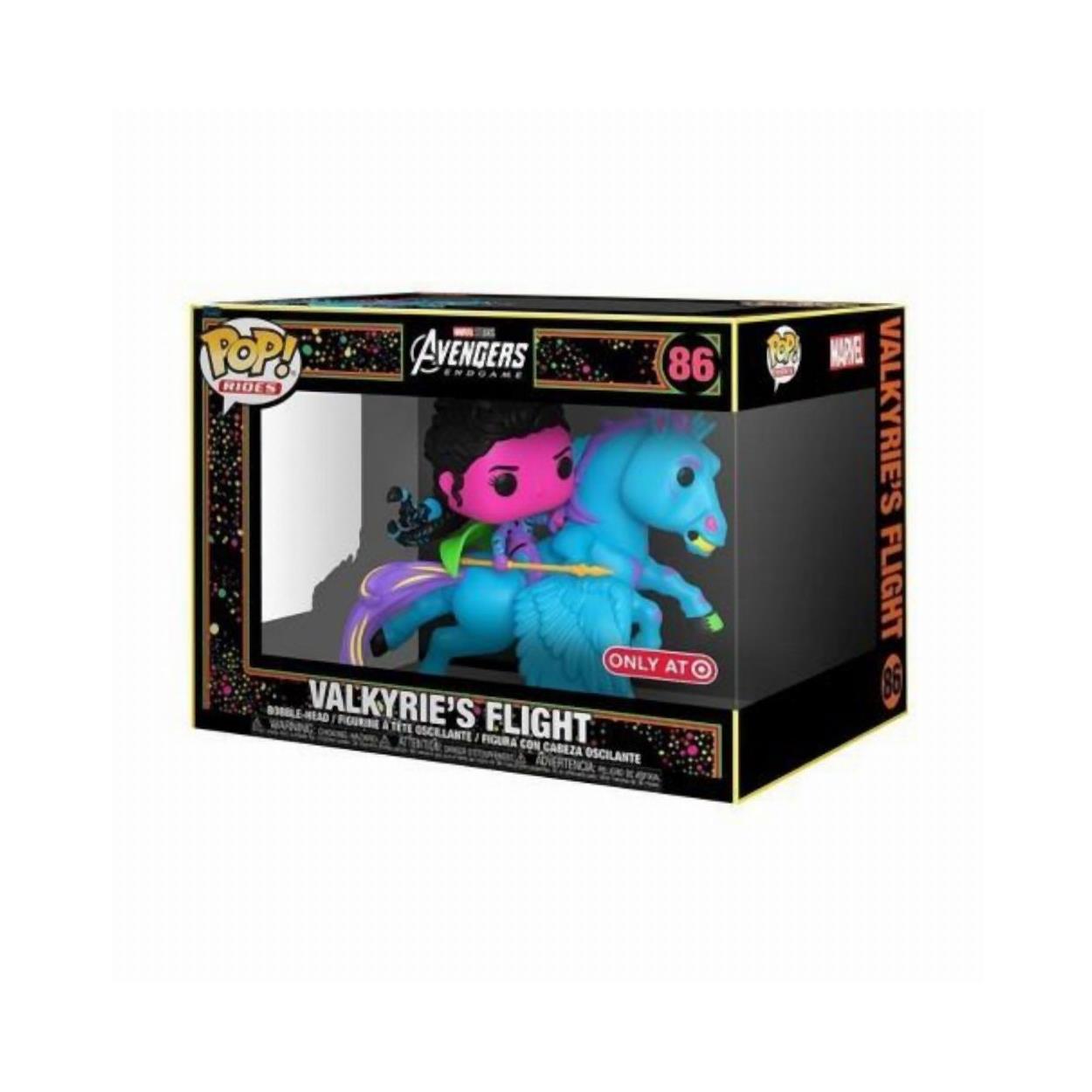 Funko Pop! Rides Deluxe: Marvel Avengers Valkyries's Flight (Blacklight) #86