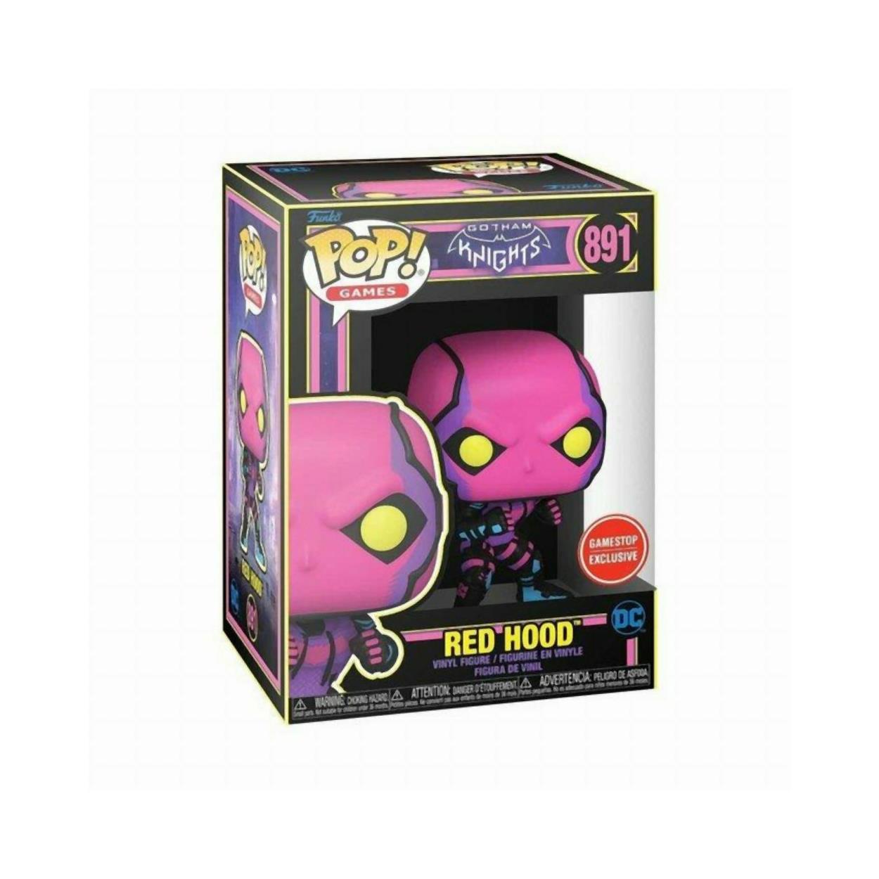 Funko Pop! Gotham Knights - Red Hood (Blacklight) Special Edition #891 Vinyl Figur